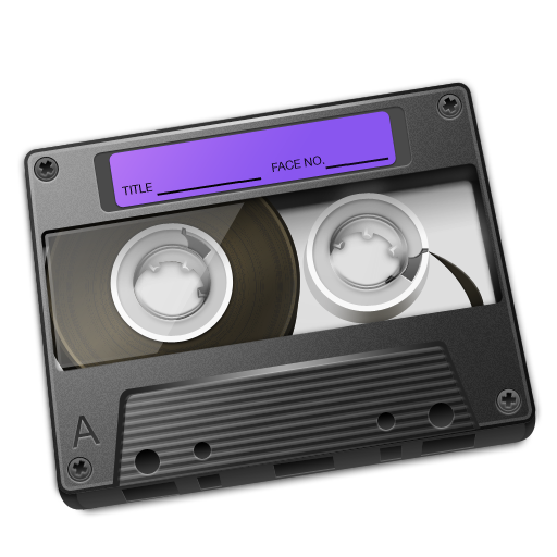 Cassette Purple Icon 512x512 png